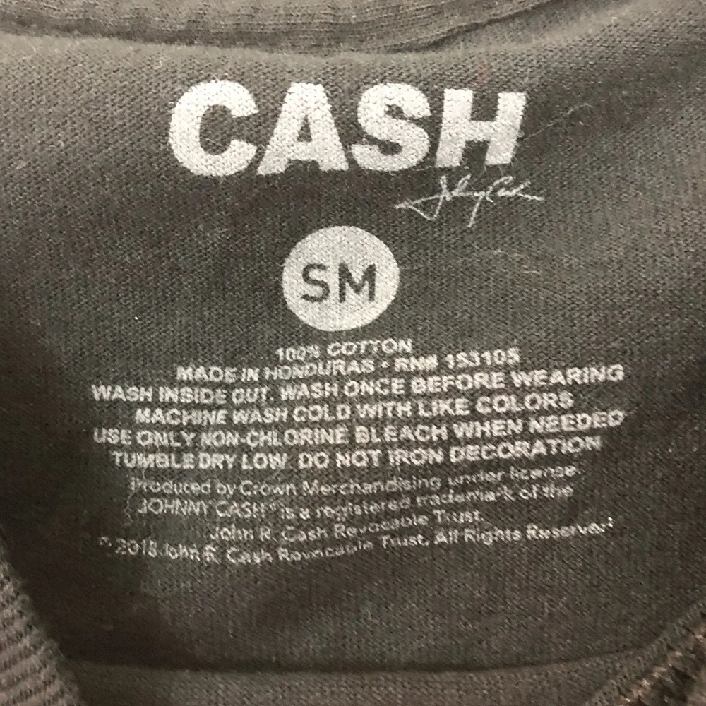 4/$25 Johnny Cash Graphic Band Tee Shirt